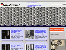 Tablet Screenshot of nauganeedles.com
